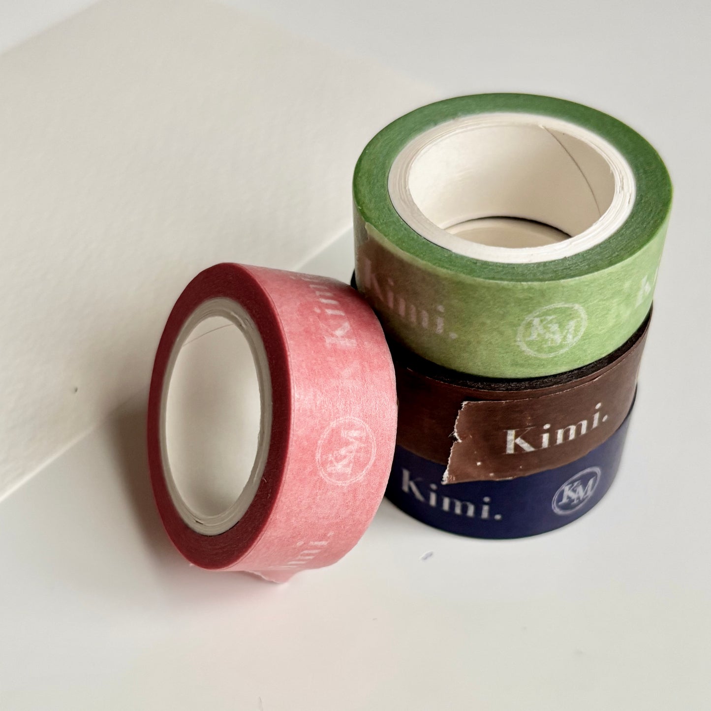Kimi. logo masking tape-pink