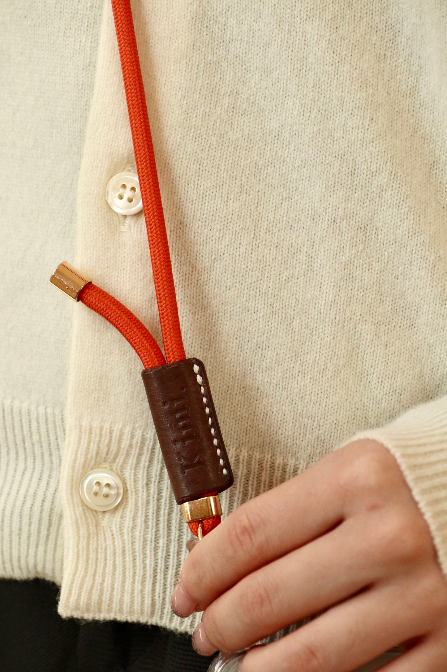 Logo Phone Strap-orange
