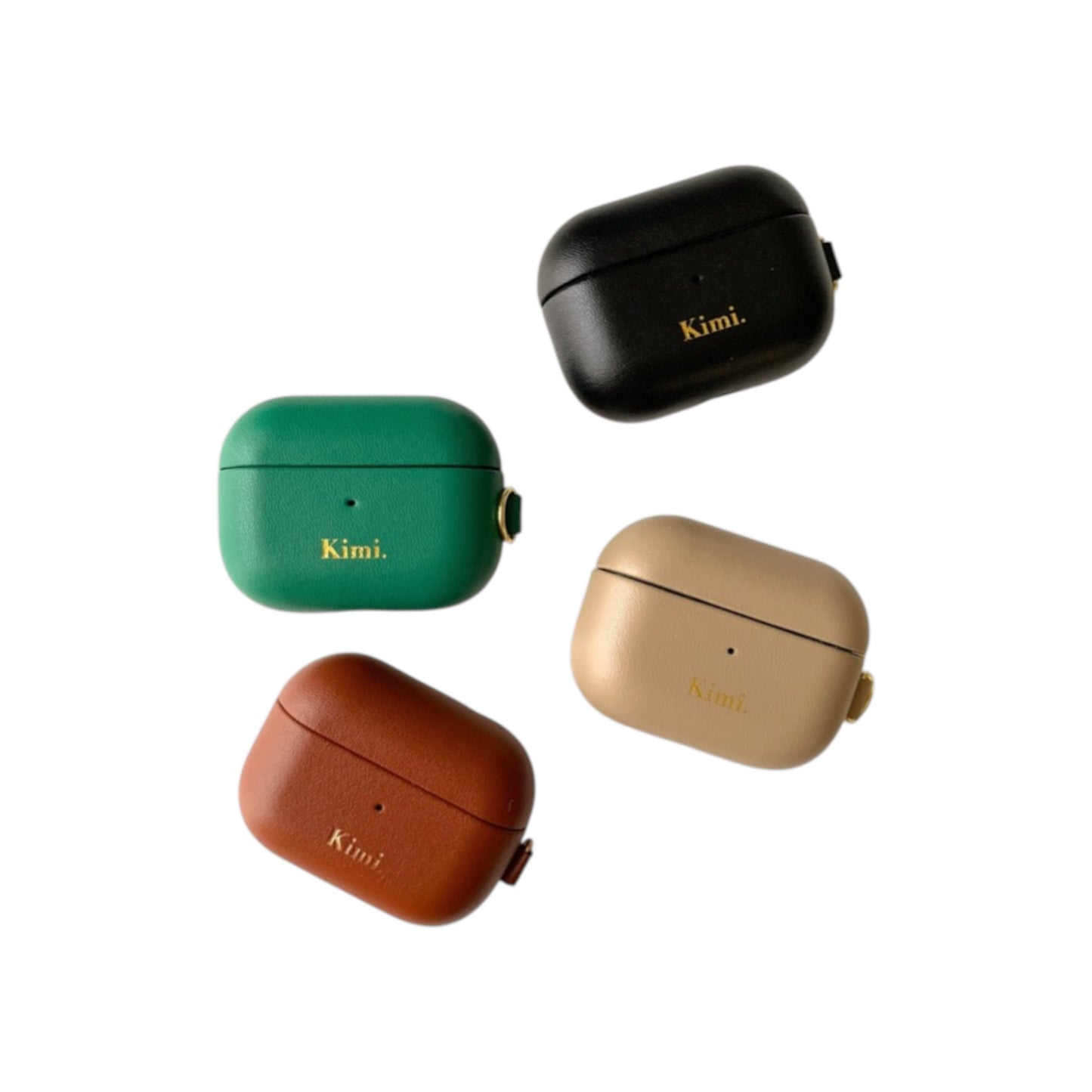 Leather AirPods Case - Etoupe