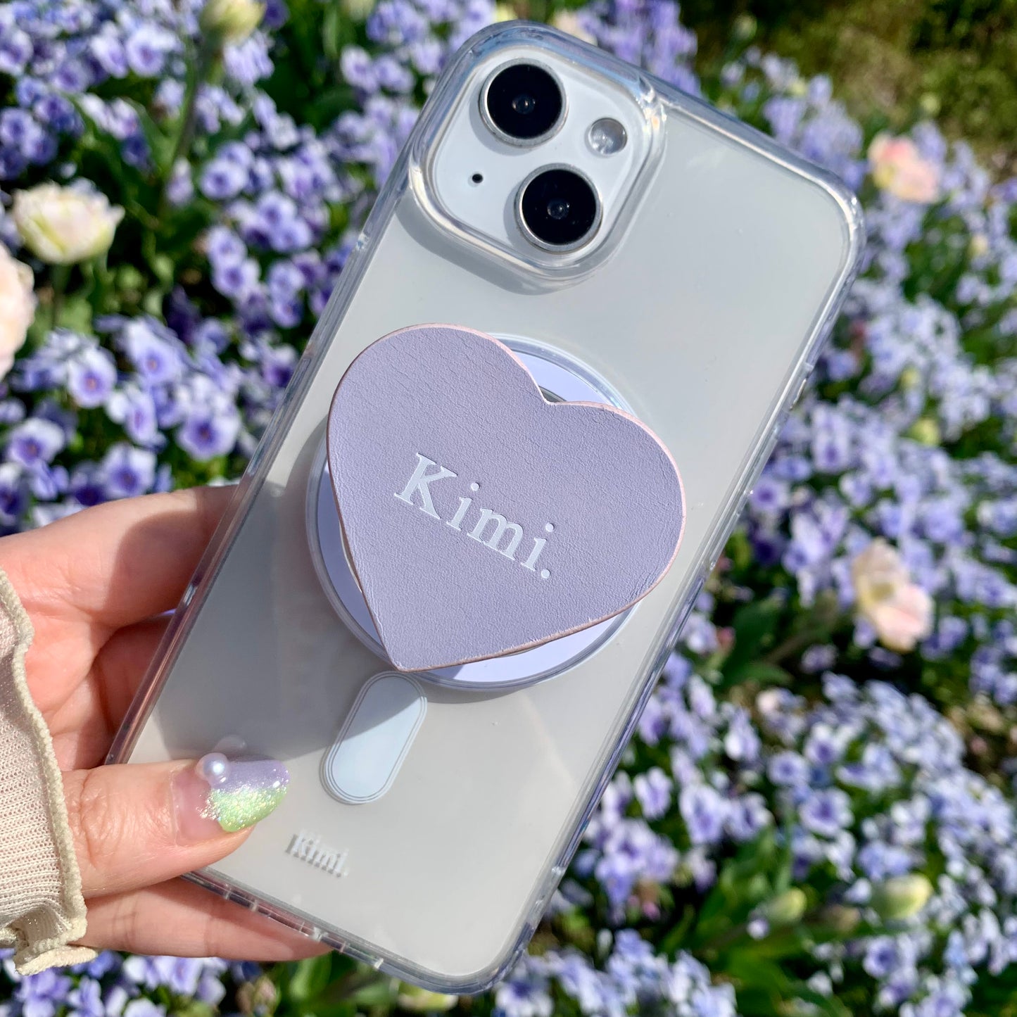 Pastel Heart Griptok/lavender