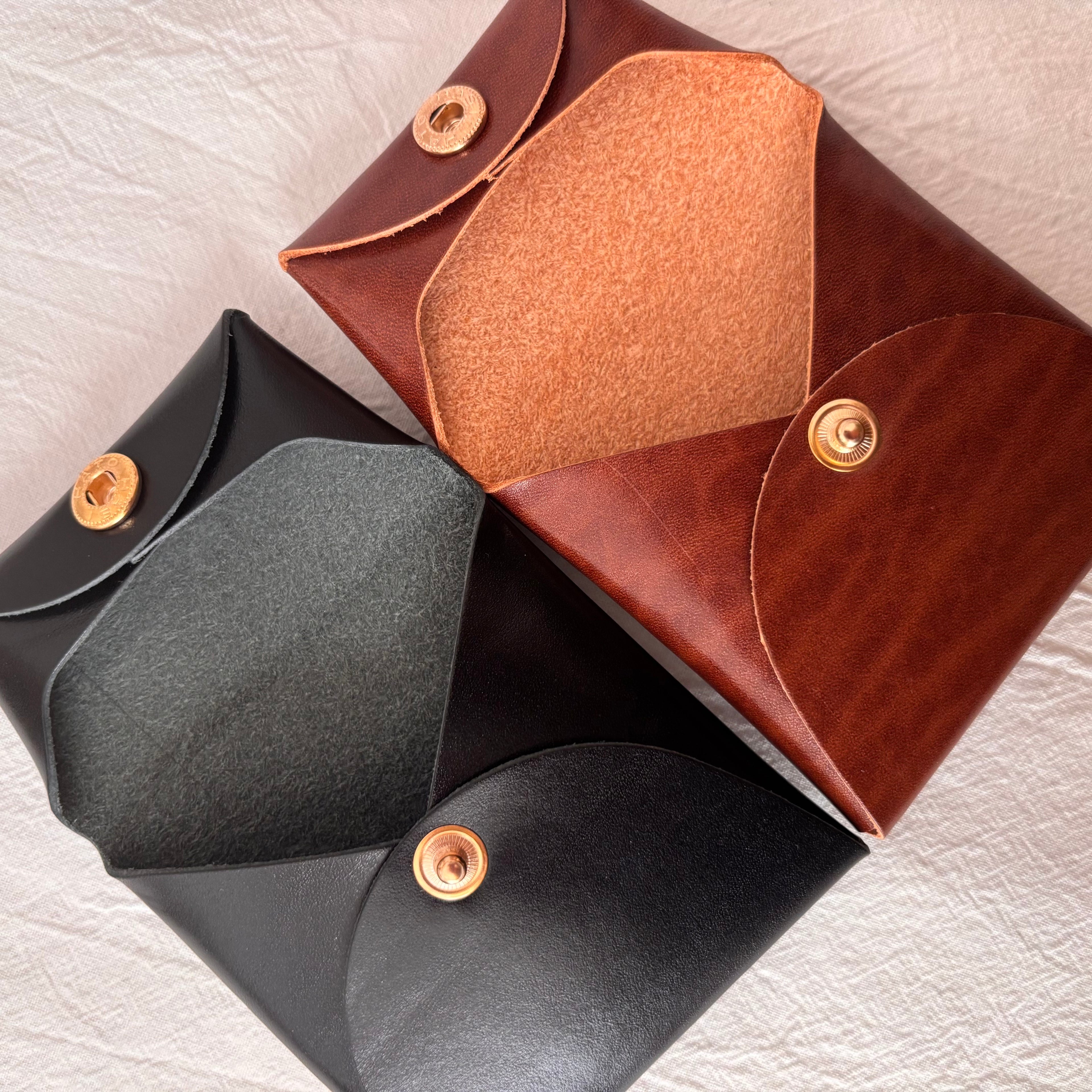 Square Coin Case-Black