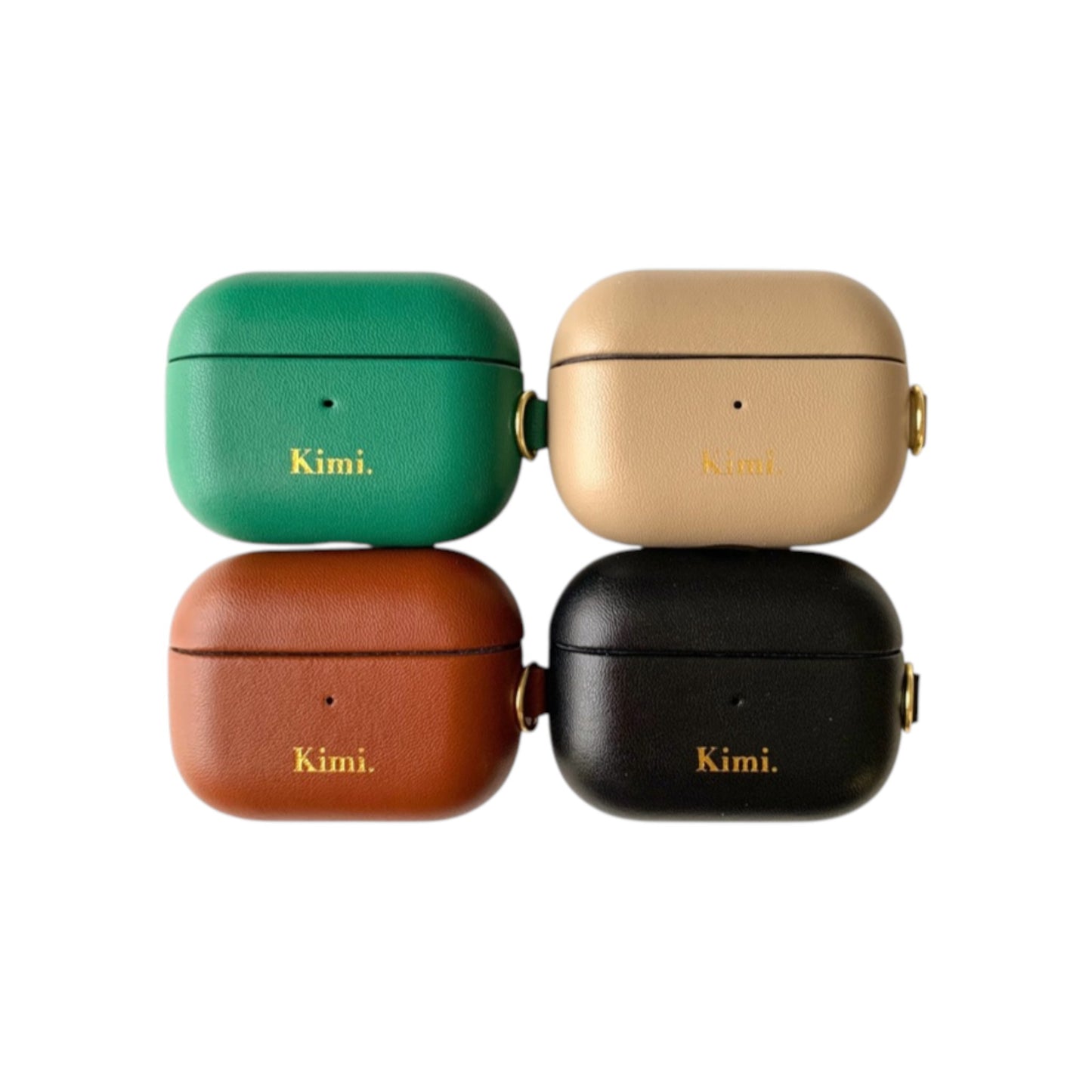 Leather AirPods Case - Etoupe