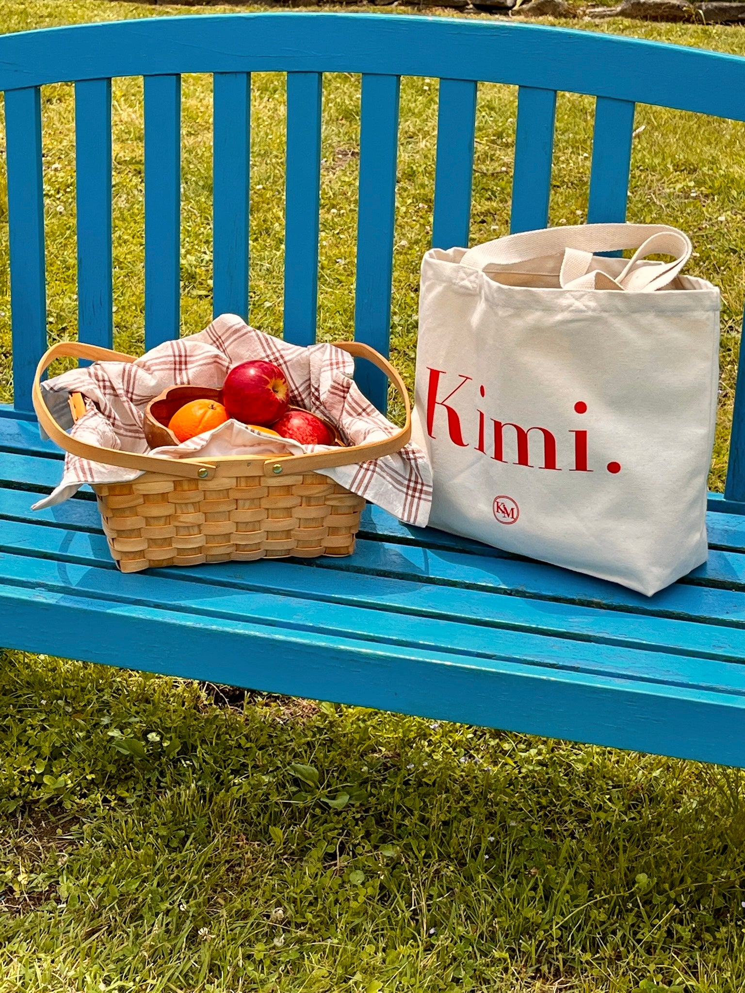 Kimi. Logo Tote Bag/red