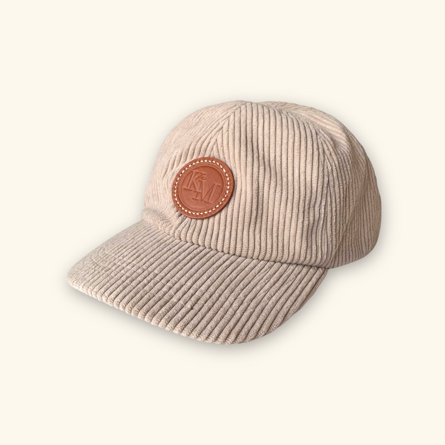 Corduroy Cap-ivory