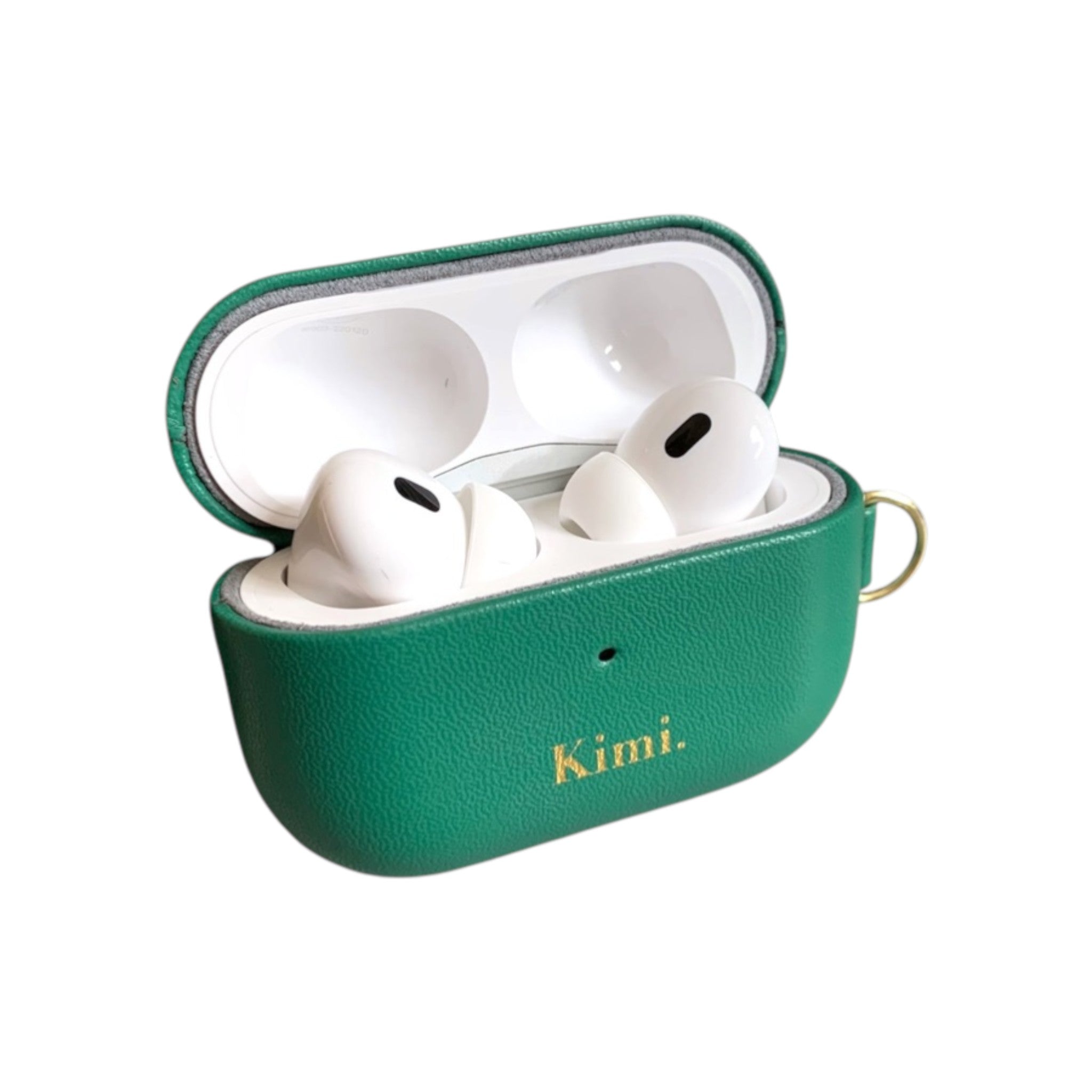 Leather AirPods Case - Green