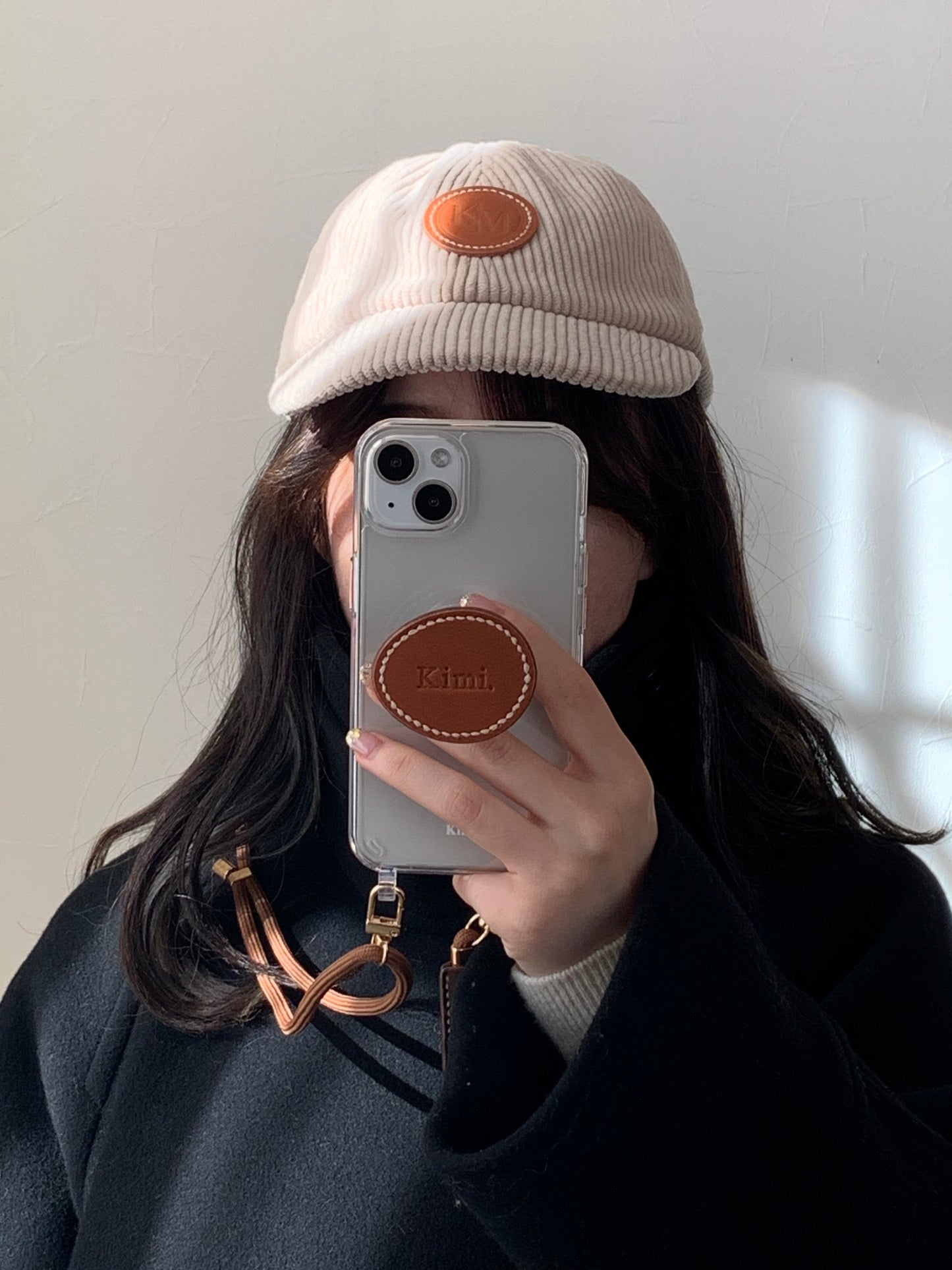 Corduroy Cap-ivory