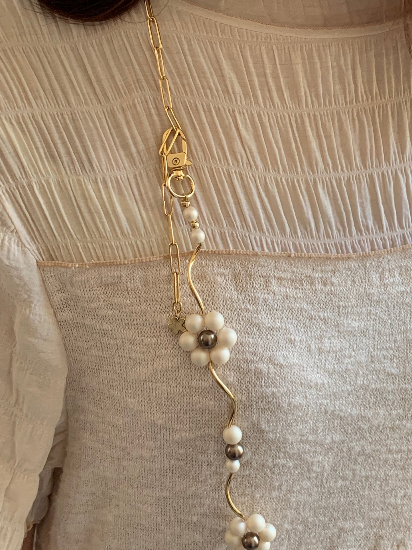 2way Flower Shoulder Strap