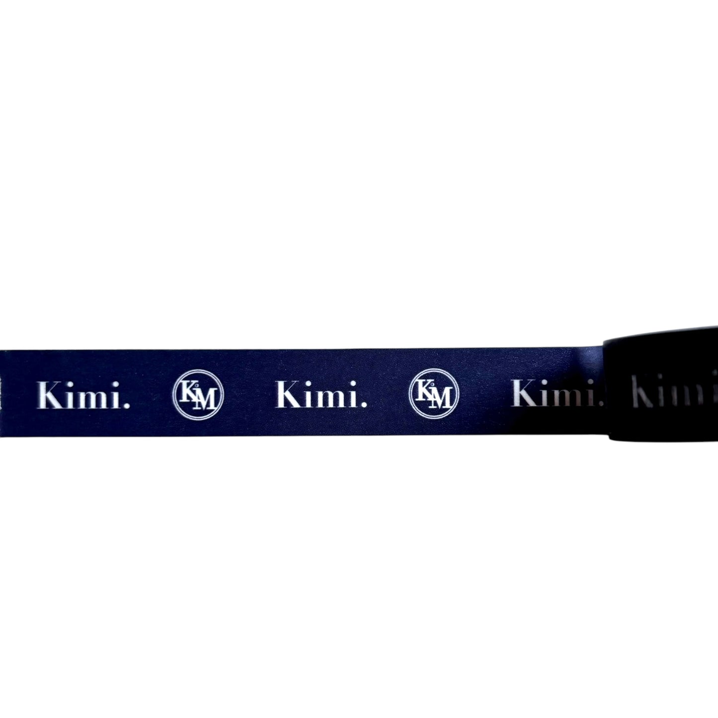 Kimi. logo masking tape-navy