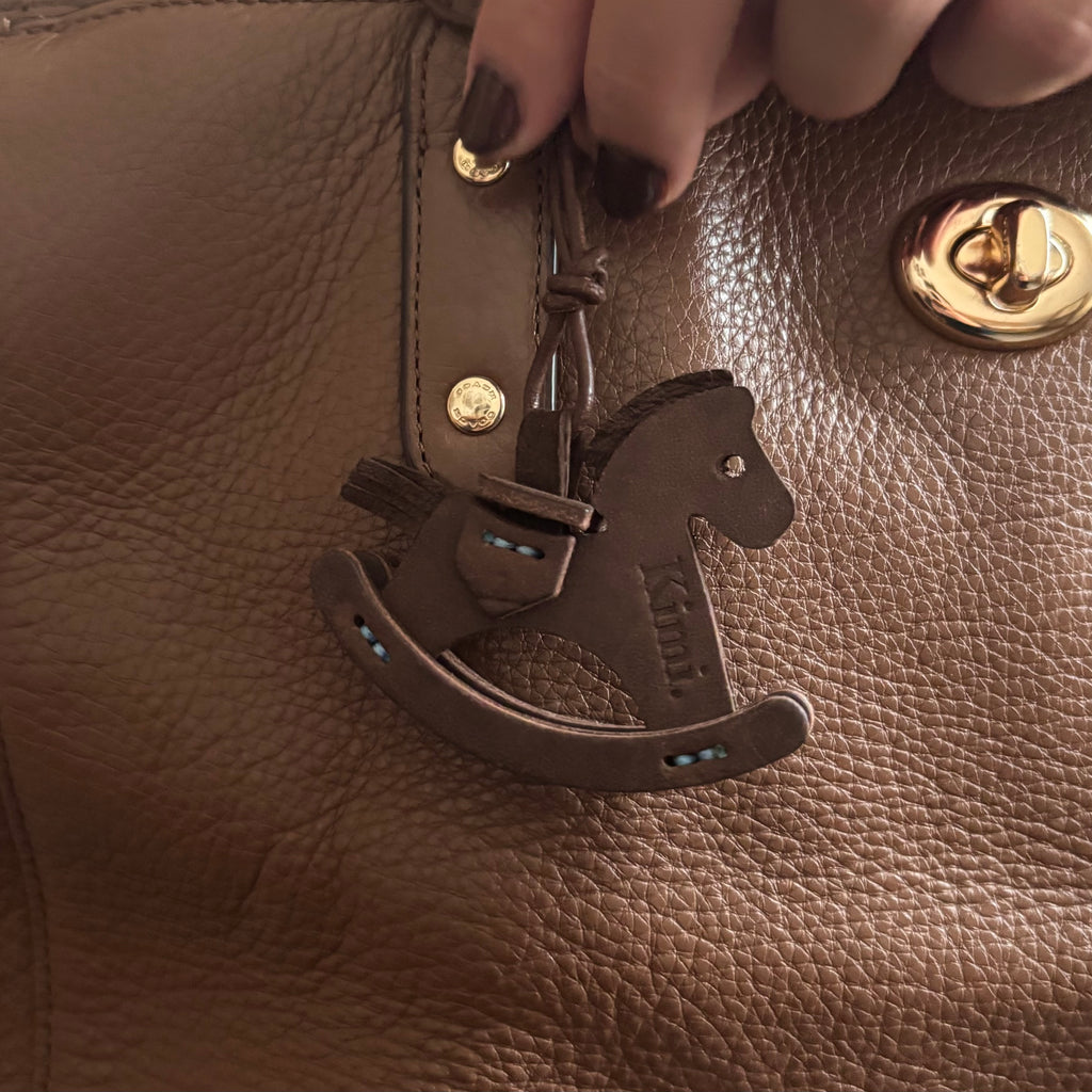 Rocking Horse Charm-Dark Brown