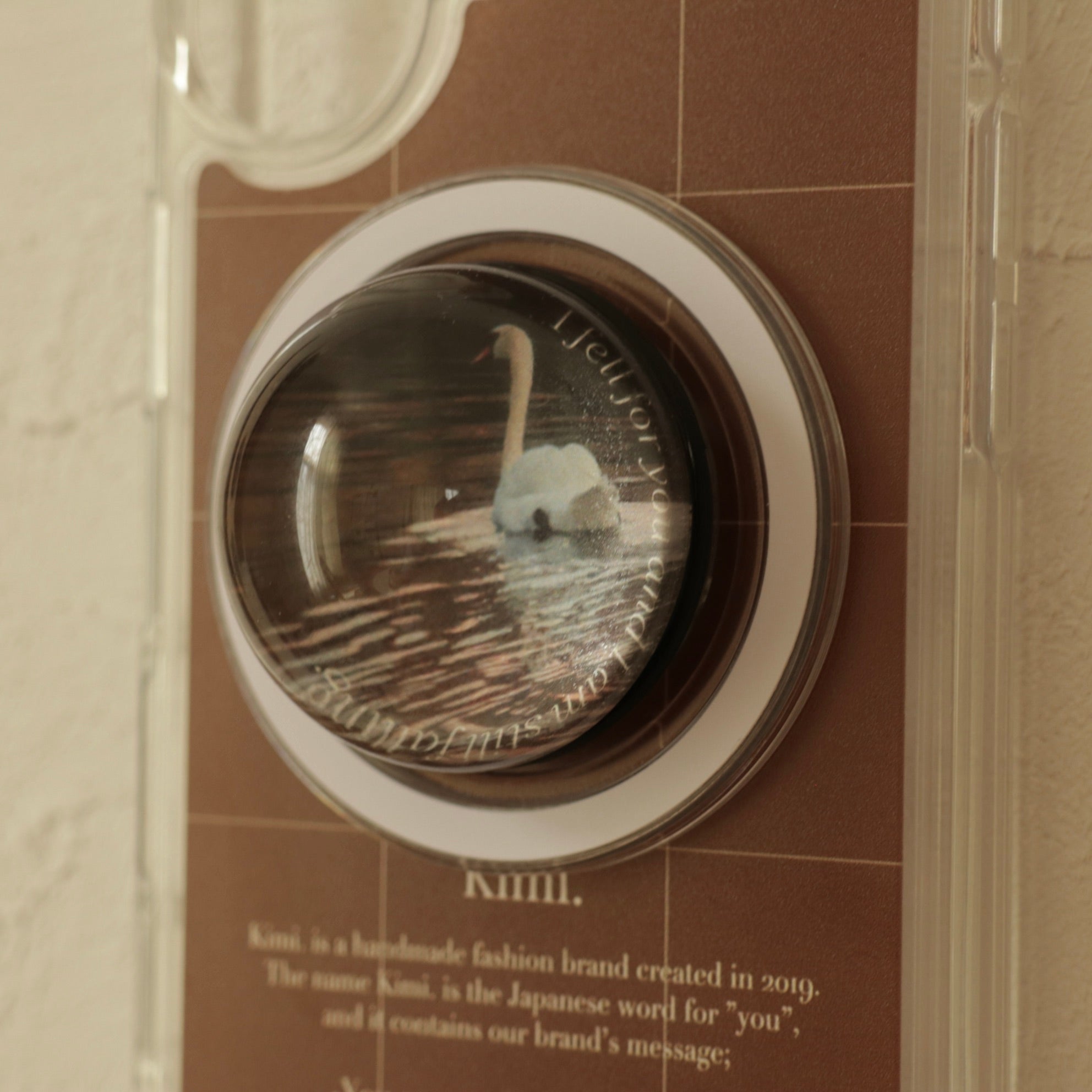 Logo Grid MagSafe Case-Brown