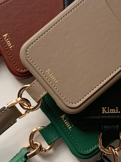 Leather Strap Case-Brown