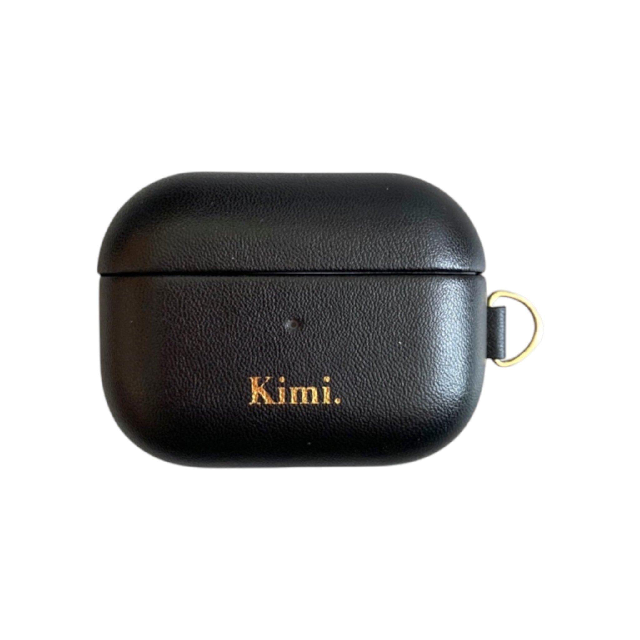 Leather AirPods Case-Black