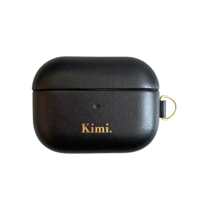 Leather AirPods Case - Black
