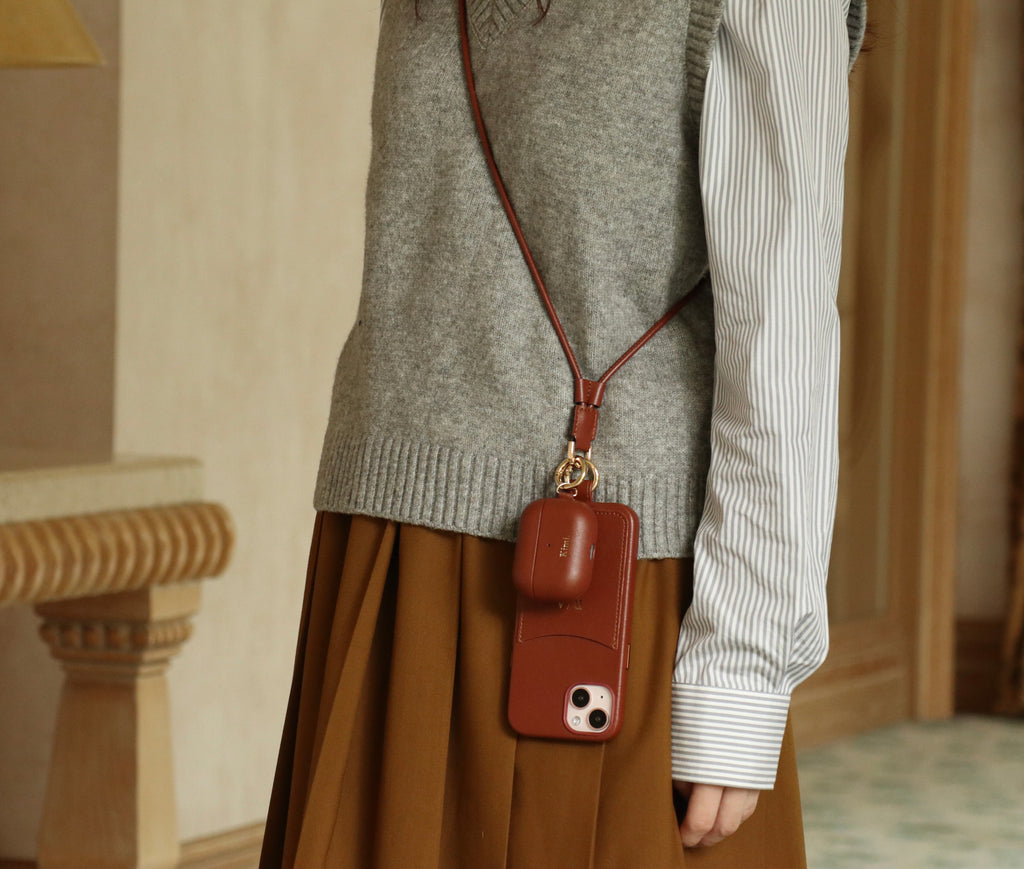 Leather Phone Case-Etoupe(ケース単品)