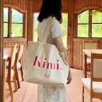 Kimi. Logo Tote Bag/red