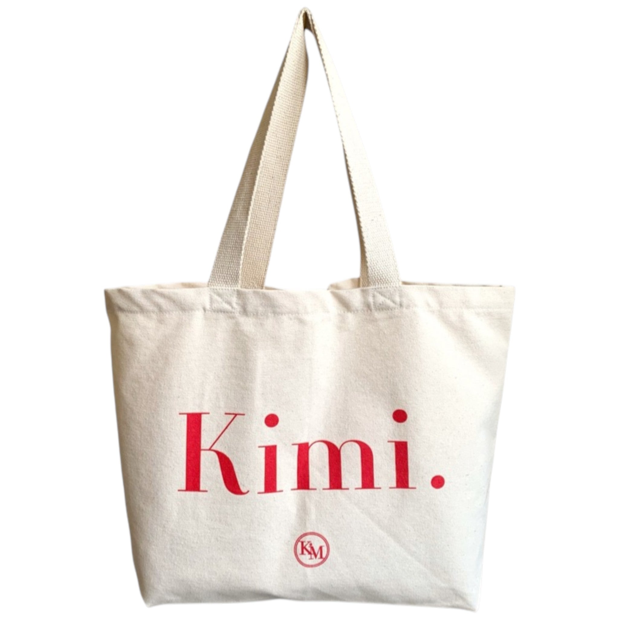 Kimi. Logo Tote Bag/red