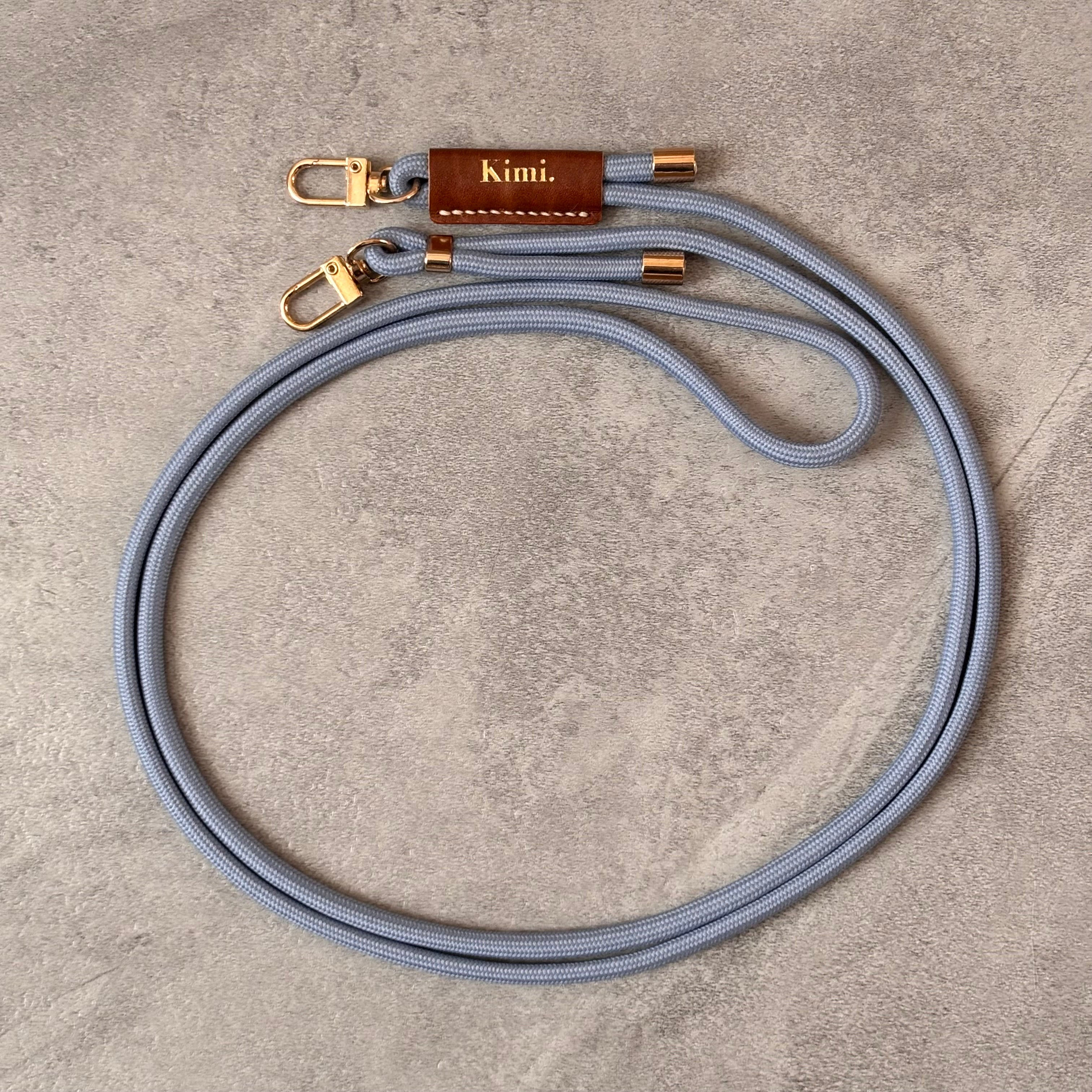 Kimi. Logo Shoulder Strap-Light Blue