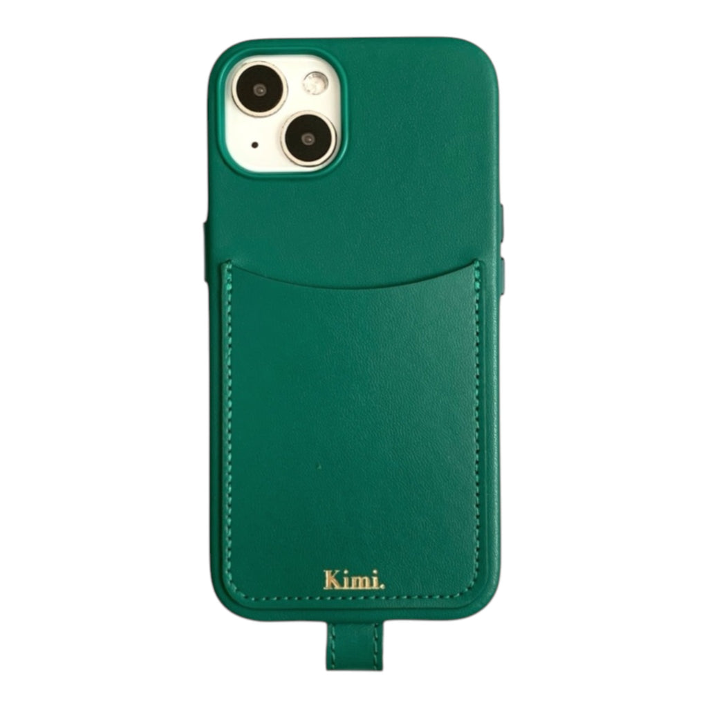 Leather Phone Case-Green(ケース単品)