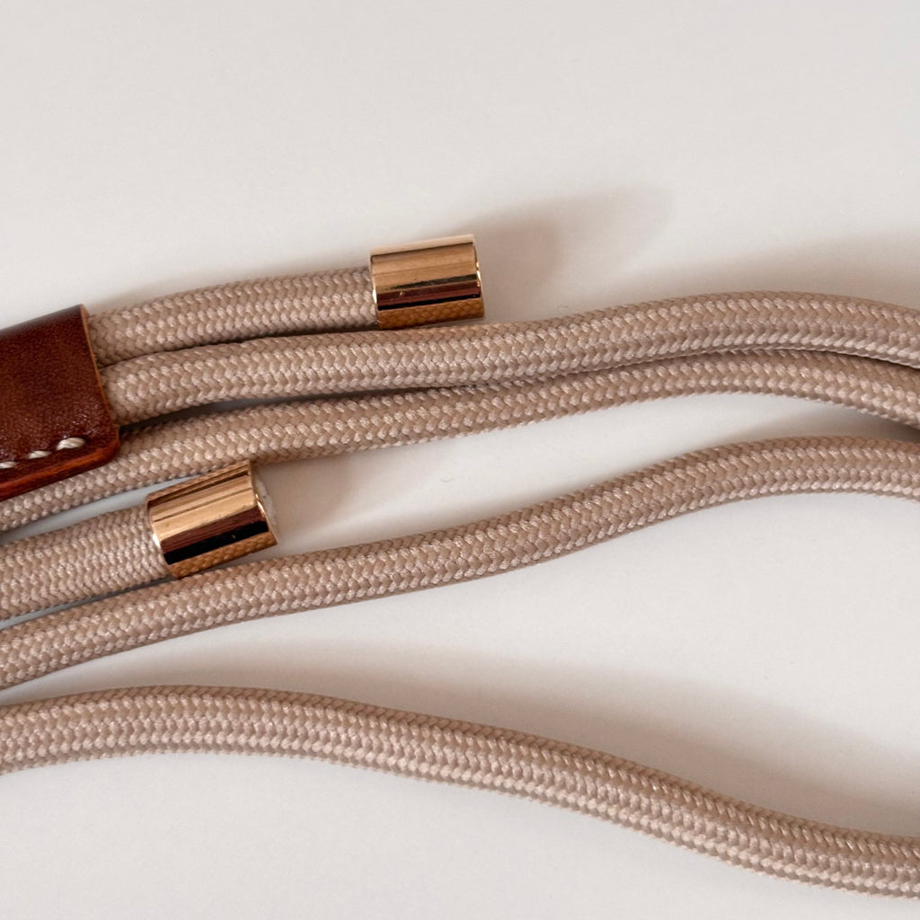 Kimi. Logo Shoulder Strap-Beige