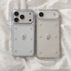 小さなお花のパールケース シルバー