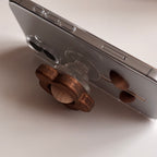 Wood Flower Grip Case-Brown