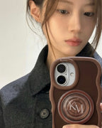 Wave Phone Case | Brown