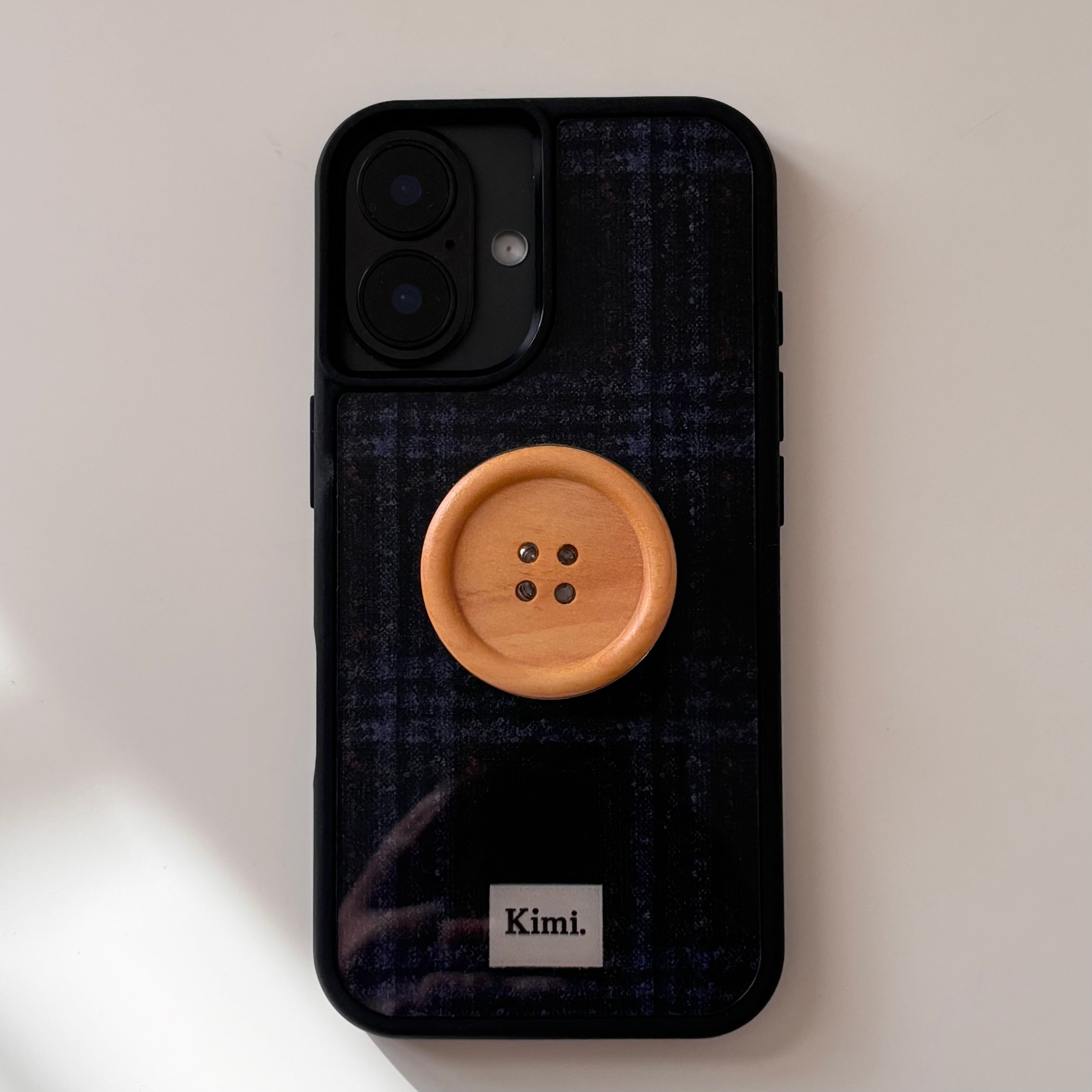 Wooden Button Griptok-natural