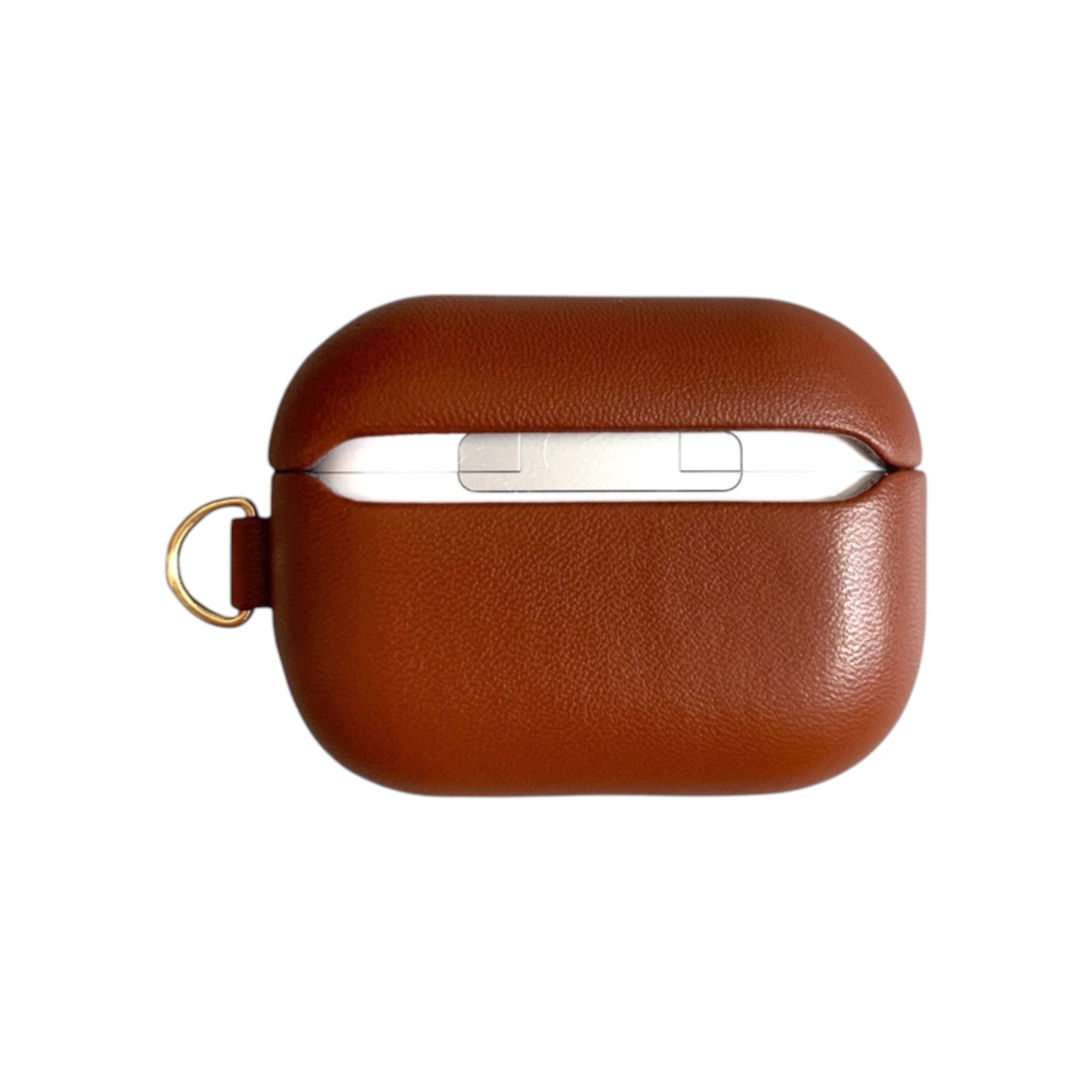 Leather AirPods Case-Brown
