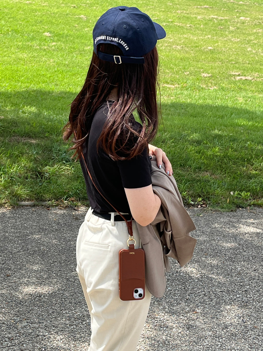 Leather Phone Case-Brown(ケース単品)