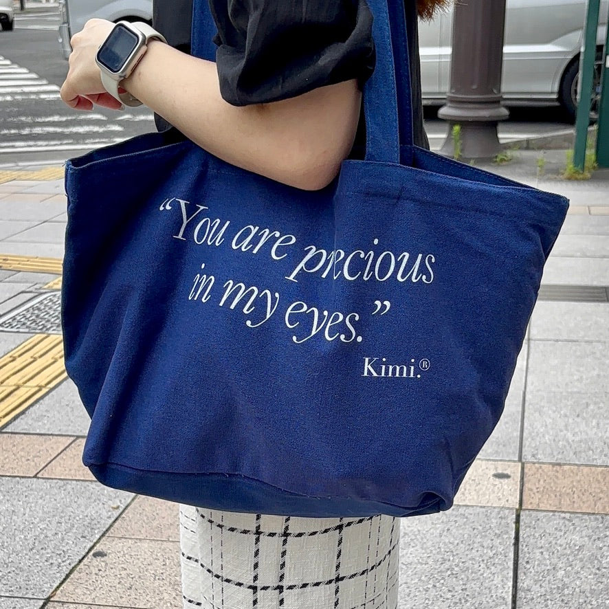 The Precious Tote-Navy 