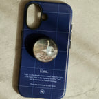 Logo Grid Case-Navy