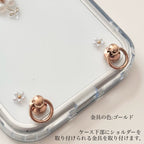 小さなお花のパールケース シルバー