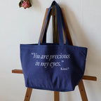 The Precious Tote-Navy 
