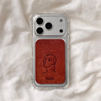 Leather Art Case-Brown