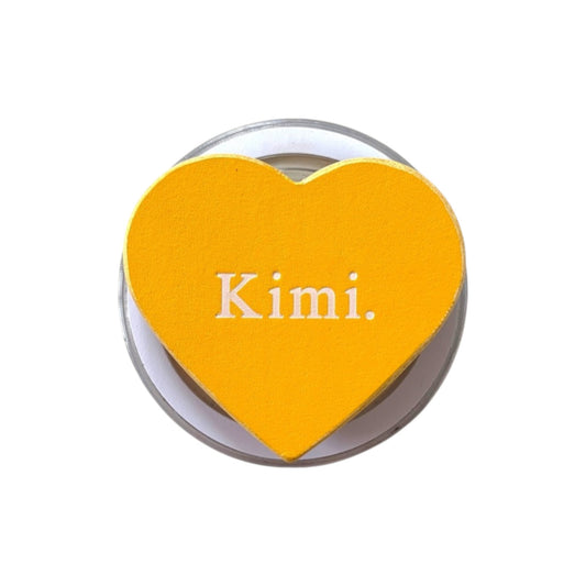 Pastel Heart Griptok/yellow