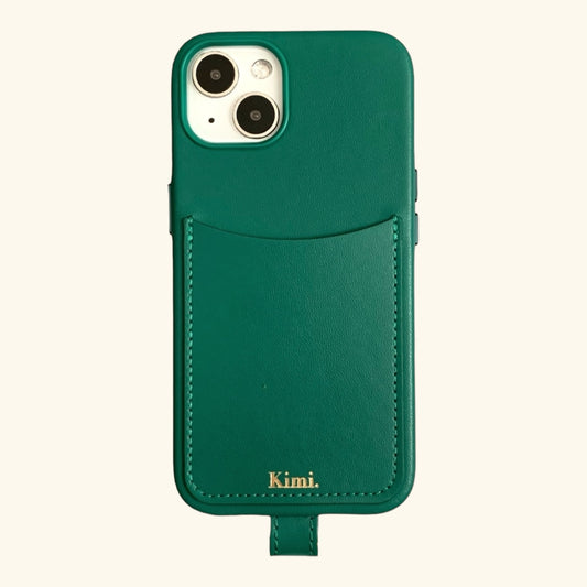 Leather Phone Case-Green(ケース単品)