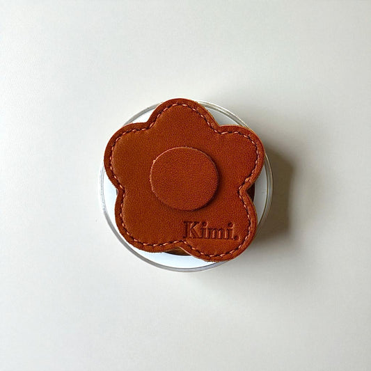 Leather Flower Griptok-Brown