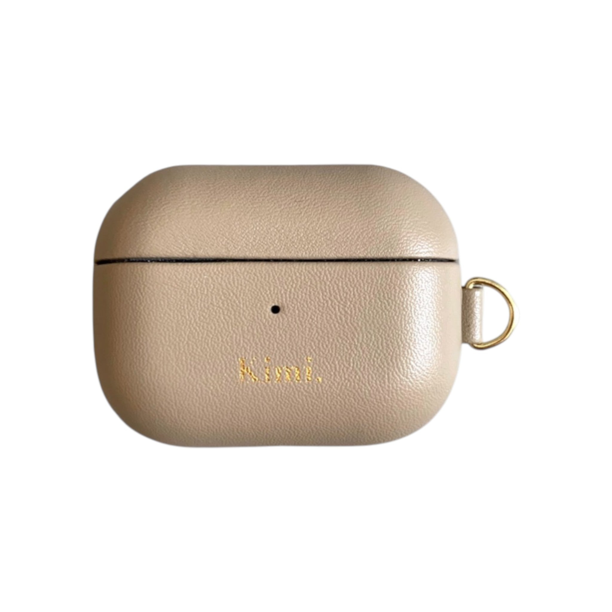 Leather AirPods Case-Etoupe