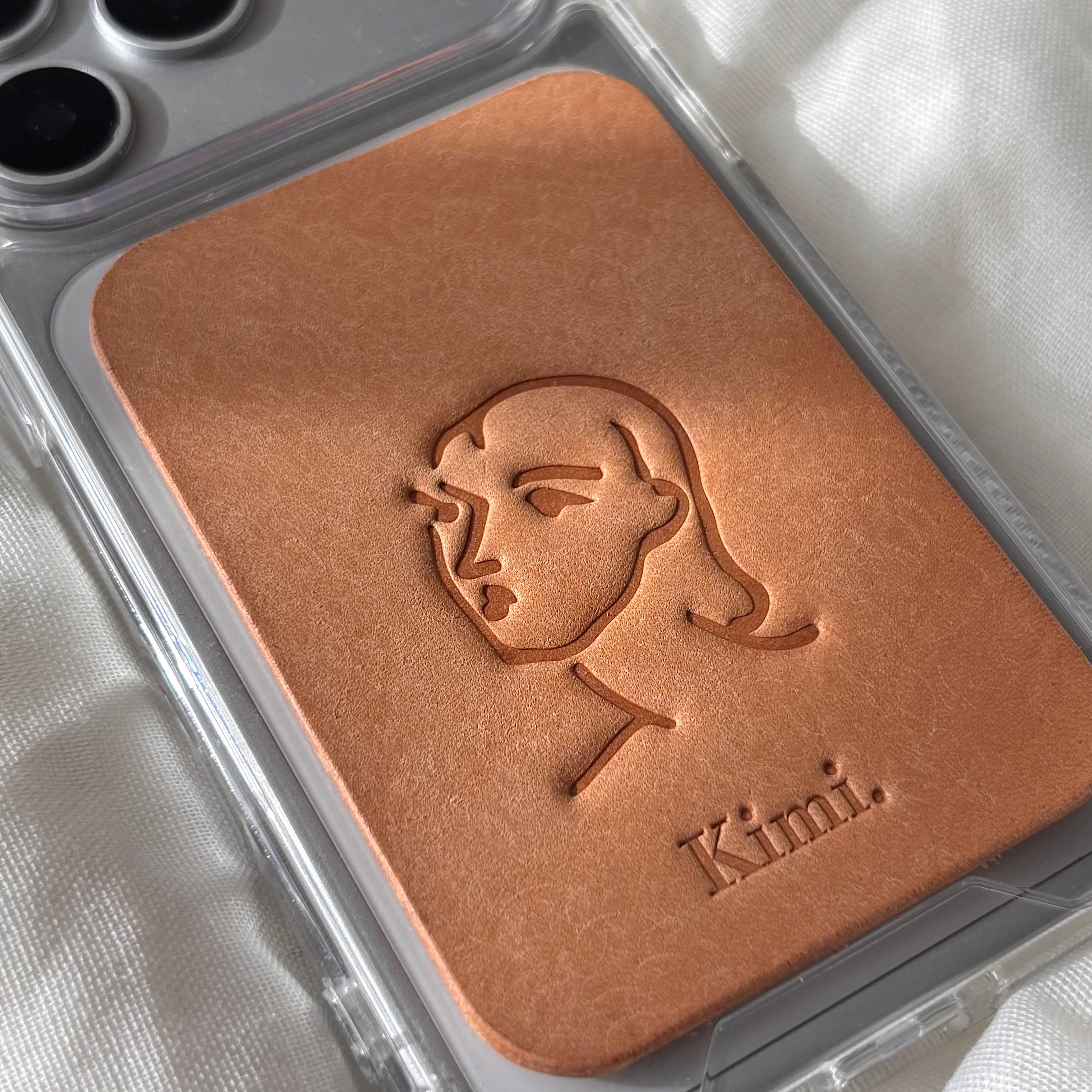 Leather Art Case-Natural