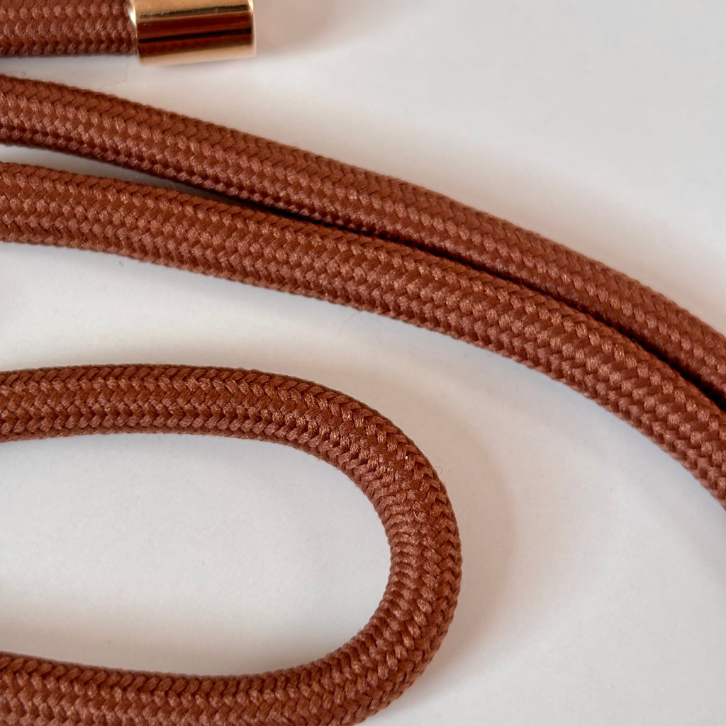 Kimi. Logo Shoulder Strap-Brown