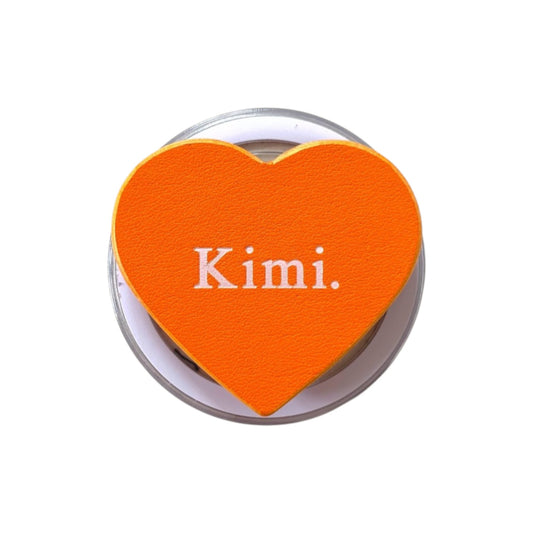 Pastel Heart Griptok/orange
