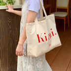 Kimi. Logo Tote Bag/red