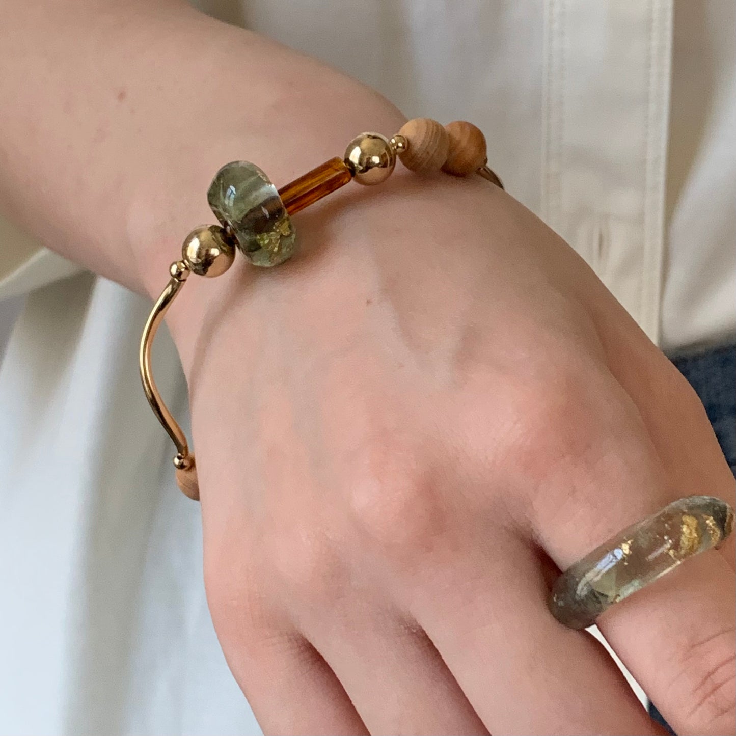 Clear Beads Bracelet