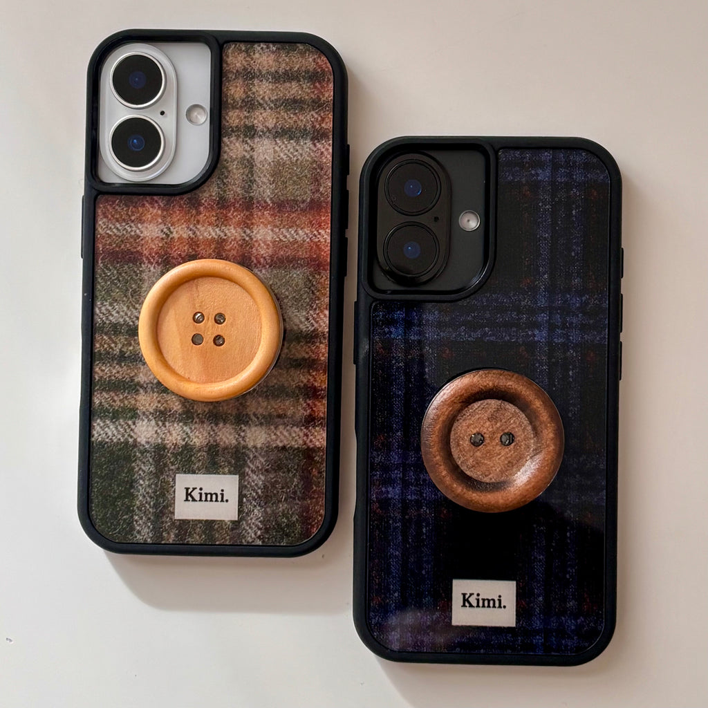 Wooden Button Griptok-natural