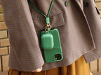 Leather AirPods Case-Green