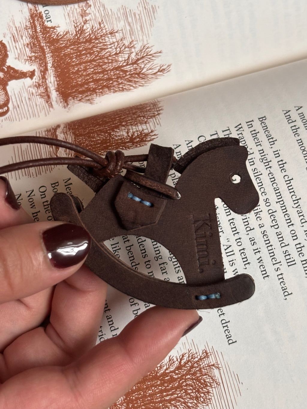 Rocking Horse Charm-Dark Brown