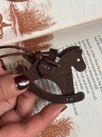 Rocking Horse Charm-Dark Brown