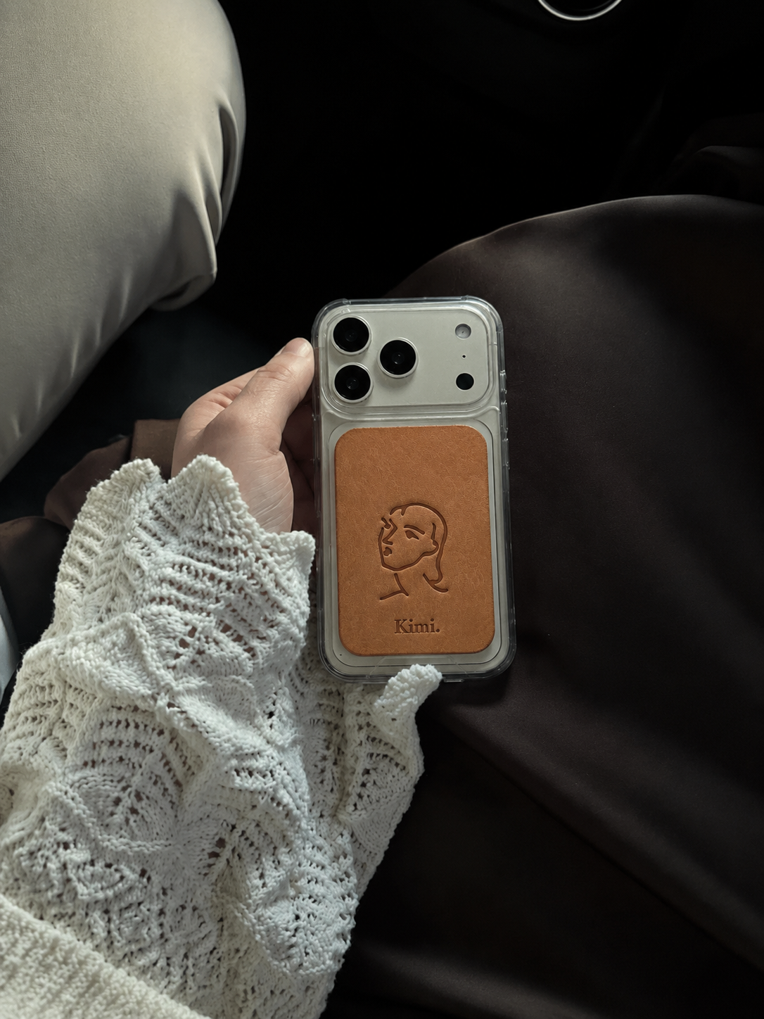 Leather Art Case-Natural