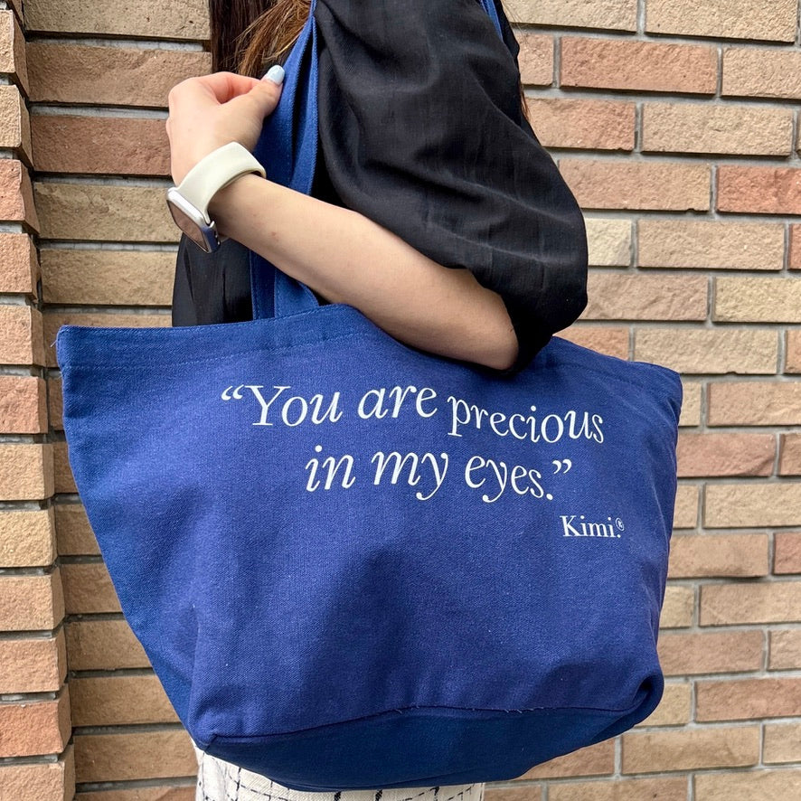 The Precious Tote-Navy 
