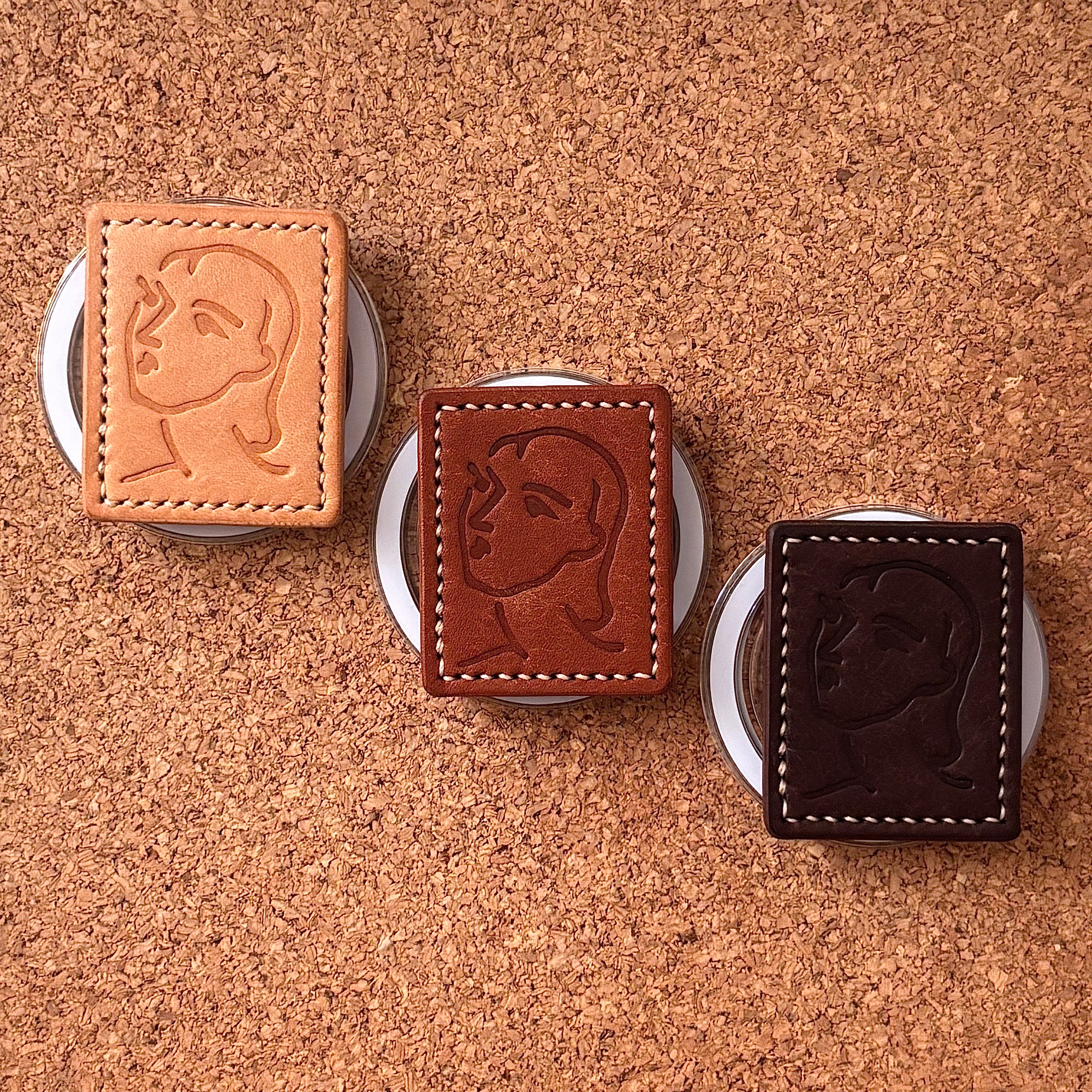 Leather Art Griptok-Dark Brown